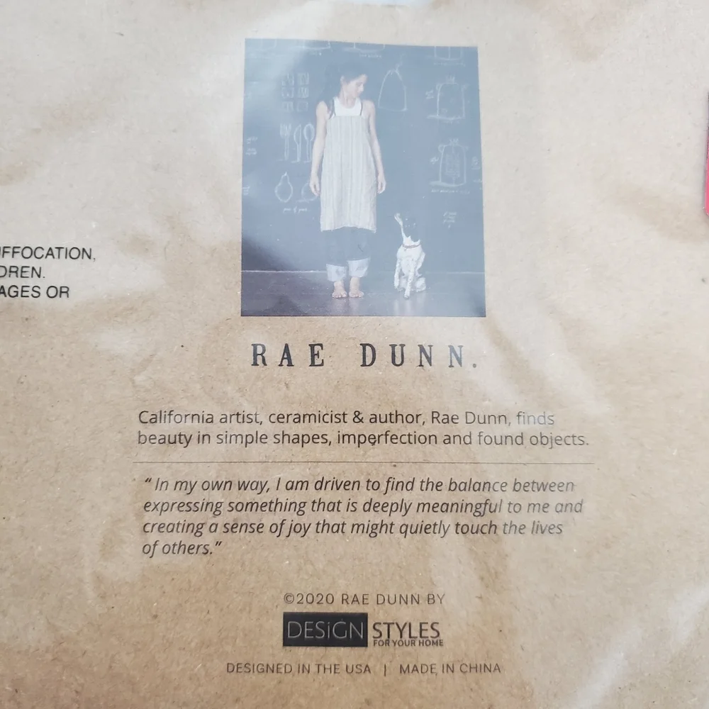 Rae Dunn HERS Reusable Face Mask Set of 2